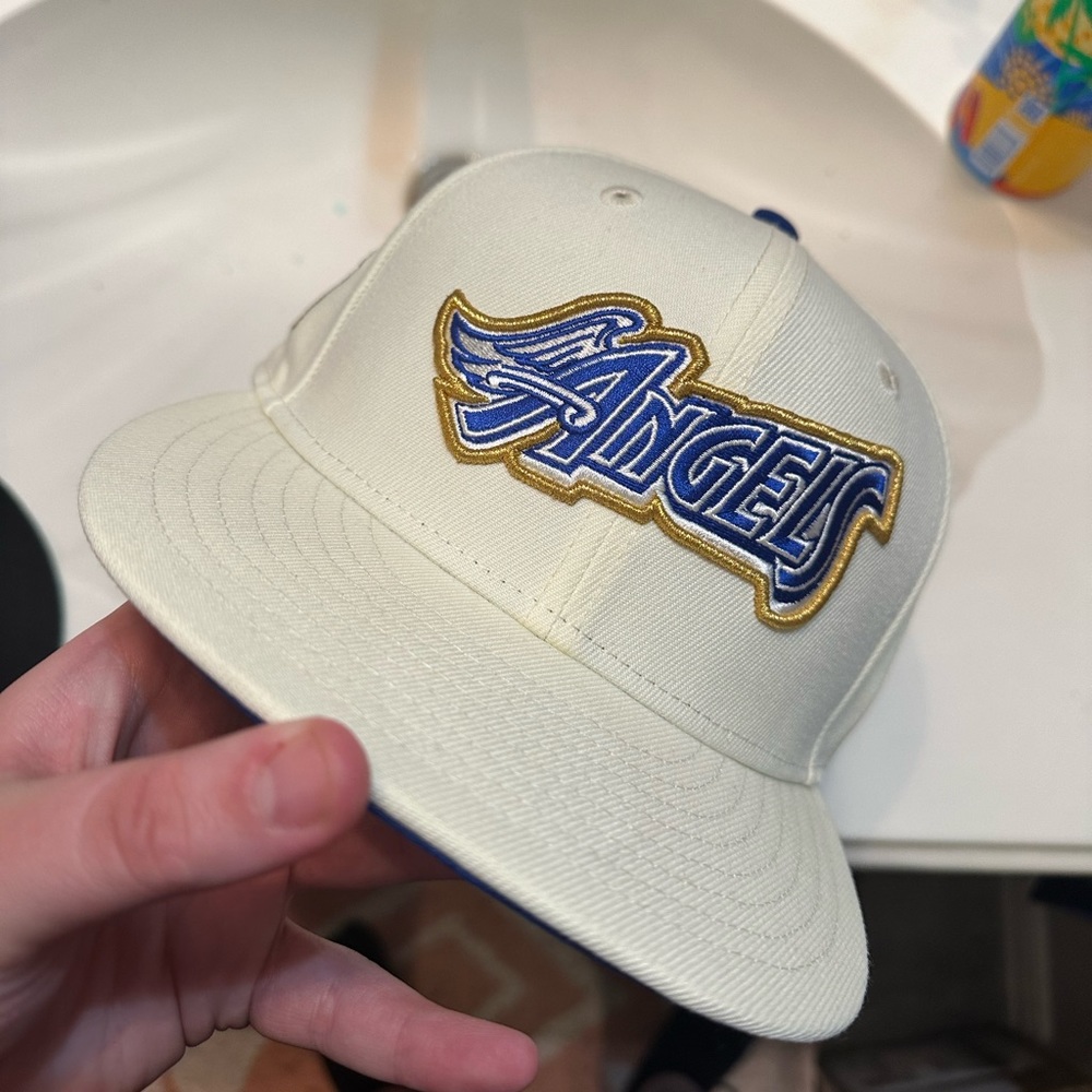 angels fitted hat